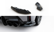 Splittery zadní boční V.2 BMW M135i F70 černý lesklý plast