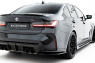 Splittery zadní boční V.3 BMW M3 Sedan / Touring G80 / G81 černý lesklý plast