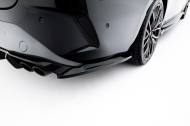 Splittery zadní boční V.6 Cupra Leon ST Mk1 Facelift černý lesklý plast