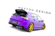 Splittery zadní boční V.8 Volkswagen Golf R Mk8 / Mk8 Facelift černý lesklý plast