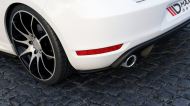 Splittery zadní, boční VW Golf 6 GTI 35th černý lesklý plast