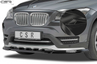 Spoiler pod přední nárazník CSR - BMW X1 E84 černý lesklý