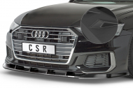 Spoiler pod přední nárazník CSR CUP - Audi A6 C8 4K S-Line / S6 C8 4K černý matný