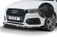 Spoiler pod přední nárazník CSR CUP - Audi Q3 (8U) 14-18 S-line černý lesklý