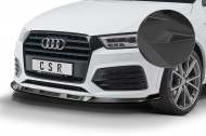 Spoiler pod přední nárazník CSR CUP - Audi Q3 (8U) 14-18 S-line černý matný