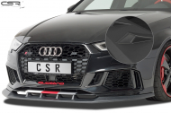 Spoiler pod přední nárazník CSR CUP - Audi RS3 8V 16- černý matný