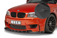 Spoiler pod přední nárazník CSR CUP - BMW 1 E82 M Coupe černý matný