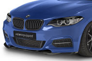 Spoiler pod přední nárazník CSR CUP - BMW 2 (F22/F23) M-Paket černý matný 