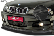 Spoiler pod přední nárazník CSR CUP - BMW E46 carbon look lesklý