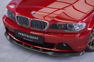 Spoiler pod přední nárazník CSR CUP - BMW E46 Coupé/Cabrio 03-06 černý matný