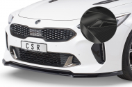 Spoiler pod přední nárazník CSR CUP - Kia Stinger GT carbon look lesklý