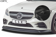 Spoiler pod přední nárazník CSR CUP - Mercedes Benz C43 AMG 205 černý leský