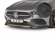 Spoiler pod přední nárazník CSR CUP - Mercedes Benz CLA C118/X118 AMG-Line černý matný