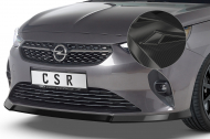 Spoiler pod přední nárazník CSR CUP - Opel Corsa F carbon look lesklý