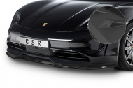 Spoiler pod přední nárazník CSR CUP -  Porsche Taycan / Taycan 4S 19- černý matný 