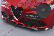 Spoiler pod přední nárazník CSR CUP pro Alfa Romeo Giulia (Typ 952) - černá struktura