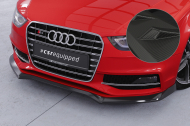 Spoiler pod přední nárazník CSR CUP pro Audi A4 / S4 B8 / Sline (Typ 8K) carbon look matný