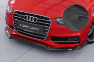 Spoiler pod přední nárazník CSR CUP pro Audi A4 / S4 B8 / Sline (Typ 8K) černý matný