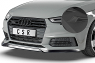 Spoiler pod přední nárazník CSR CUP pro Audi A4/S4 B9 (8W) S-Line 15-18 černý matný