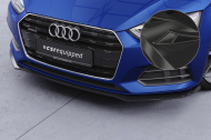 Spoiler pod přední nárazník CSR CUP pro Audi A5 (F5) 2016-2019 carbon look lesklý