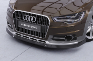 Spoiler pod přední nárazník CSR CUP pro Audi A6 C7 (Typ 4G) Allroad 2012-2018 černý lesklý
