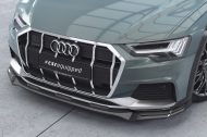 Spoiler pod přední nárazník CSR CUP pro Audi A6 C8 (Typ F2) Allroad - carbon look lesklý