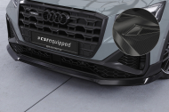 Spoiler pod přední nárazník CSR CUP pro Audi Q2 (Typ GA) S-Line 2020- carbon look lesklý