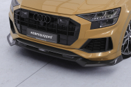 Spoiler pod přední nárazník CSR CUP pro Audi Q8 4M 2023- černá struktura