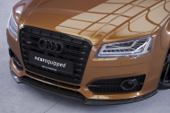 Spoiler pod přední nárazník CSR CUP pro Audi S8 / S8 Plus D4 (Typ 4H) - carbon look lesklý