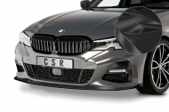 Spoiler pod přední nárazník CSR CUP pro BMW 3 (G20 / G21) M-paket carbon look lesklý