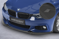Spoiler pod přední nárazník CSR CUP pro BMW 4 (F32/F33/F36) M-Paket - černá struktura