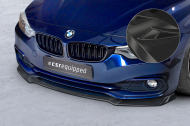 Spoiler pod přední nárazník CSR CUP pro BMW 4 F36 Gran Coupe - carbon look lesklý