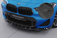 Spoiler pod přední nárazník CSR CUP pro BMW X2 F39 M-Paket - černý matný