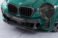 Spoiler pod přední nárazník CSR CUP pro BMW X3 G01 M-Paket / M40i / M40d (LCI) 2021- carbon look lesklý