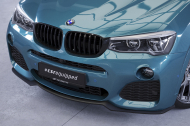 Spoiler pod přední nárazník CSR CUP pro BMW X4 (F26) M-Paket - carbon look lesklý