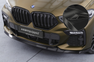 Spoiler pod přední nárazník CSR CUP pro BMW X6 (G06) M-Paket / M50i - černý lesklý