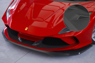Spoiler pod přední nárazník CSR CUP pro Ferrari F8 Tributo / Spider - černý matný