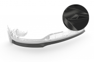 Spoiler pod přední nárazník CSR CUP pro Mercedes Benz EQA (H243) - černý lesklý