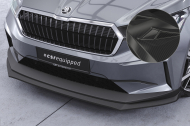 Spoiler pod přední nárazník CSR CUP pro Škoda Enyaq iV - carbon look lesklý