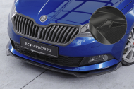 Spoiler pod přední nárazník CSR CUP pro Škoda Fabia 3 (Typ NJ) - carbon look lesklý