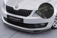 Spoiler pod přední nárazník CSR CUP pro Škoda Octavia 3 (Typ 5E) - carbon look lesklý