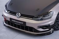 Spoiler pod přední nárazník CSR CUP pro VW Golf 7 17-21 carbon look lesklý