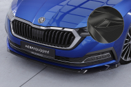 Spoiler pod přední nárazník CSR CUP - Škoda Octavia 4 carbon look lesklý