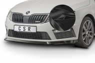 Spoiler pod přední nárazník CSR CUP - Škoda Octavia III 5E RS černý lesklý