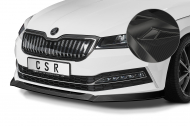Spoiler pod přední nárazník CSR CUP - Škoda Superb III 19- (Typ 3V)  - carbon look lesklý