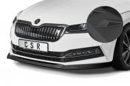 Spoiler pod přední nárazník CSR CUP - Škoda Superb III 19- (Typ 3V)  - černý matný