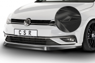 Spoiler pod přední nárazník CSR CUP - VW Golf 7 17-20 carbon look lesklý