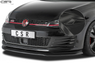 Spoiler pod přední nárazník CSR CUP - VW Golf 7 GTI / GTD 13-17 carbon look lesklý
