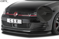 Spoiler pod přední nárazník CSR CUP - VW Golf 7 GTI / GTD 13-17 carbon look matný