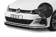 Spoiler pod přední nárazník CSR CUP - VW Golf 7 GTI / GTD 17- carbon lesklý